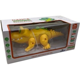 Resim Dans Eden Robot Timsah Eğlence Hareket Ve Kahkaha Bir Arada Dansçı Crocodile - Sarı 