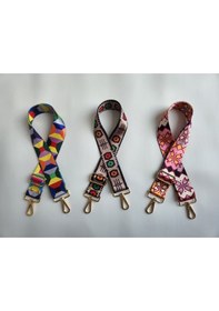 Resim Desenli Kolon Çanta Askısı 4 120 Cm Pudra 