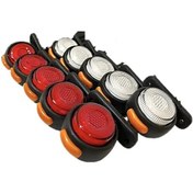 Resim 10 Adet Neon Ledli Takoz Lamba 12-24 Volt Kırmızı-beyaz 