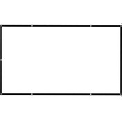 Resim Taşınabilir Katlanabilir Projektör Ekranı 60-150 '' - Siyah (Yurt Dışından) 