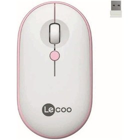 Resim Lecoo Ws212 Kablosuz 1600dpı 4 Tuşlu Optik Mouse Pembe Beyaz 001 