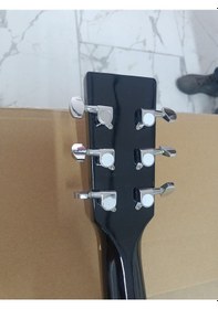 Resim J&d Guitars- Ag-6/bk Jumbo Kasa Akustik Gitar AG-6/BK 