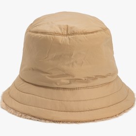 Resim Kadın Bucket Şapka Peluş Astarlı Su İtici Çift Taraflı 