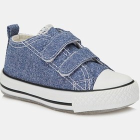 Resim Vicco Pino Işıklı Unisex Bebek Kot Spor Ayakkabı Mavi 