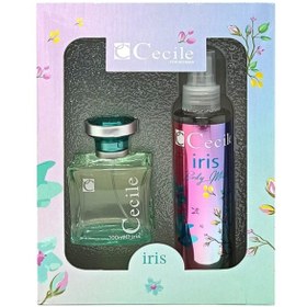 Resim Cecile Iris Edt Kadın Parfüm 100 ml + Body Mist Deodorant 150 ml Set 