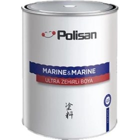 Resim Polisan Marine&Marine Anti Aging Ultra Zehirli Boya Kırmızı 1 Kg 