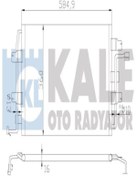 Resim KALE 376400 Klima Radyatoru Kondenser (VOLKSWAGEN NEW BEETLE 1.6 1.8T 1.9TDİ 2.0 1C0820413A (WH999822) 