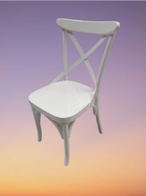 Resim Bengimobilya Sandalye Çapraz Model Klasik Mobilya Kayın Torna Retro 4Adet Parl 