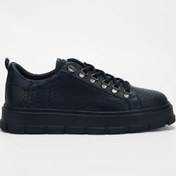 Resim Tamer Tanca Erkek Hakiki Deri Lacivert Sneakers & Spor Ayakkabı 