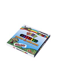 Resim Nova Color Mum Pastel Boya Karton Kutu Tam Boy Köşeli 12 Li Nc-21 