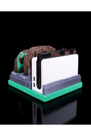 Resim OddieArtStore Nintendo Switch Dock Kapağı + Joy-Con Kılıf ( Tapınak Şekilli ) 