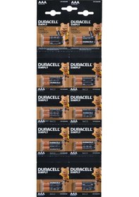 Resim Duracell Lr03/mn2400 1.5v Alkalin Aaa İnce Kalem Pil 20li Kartela 