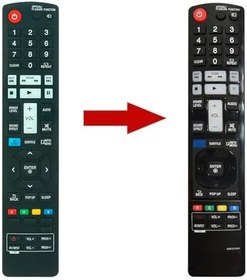 Resim AULCMEET AKB73775701 LG Sound Bar NB3730ANB NB3740NB S33A1-D S34A1-D NB3730A NB3740 NB3732A NB3730A-NB ile Uyumlu Yeni Yedek Uzaktan Kumanda 