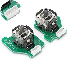 Resim Shanrya 3D Sol Sağ Joystick Rocker Işık Kullanımı Kolay Profesyonel Yonga Seti 3D Analog Joystick Modülü Wiiu Oyun Kolu için 