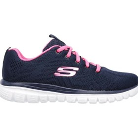 Resim Skechers Kadın Lacivert Spor Ayakkabı 12615-nvhp 