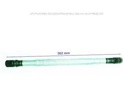 Resim ATV PUMAREX 500 AKS DİFRANSİYELLİ 36.2cm 18/19 FREZE 