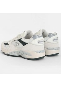 Resim Lacoste Storm 96 Lo Vintage Hakiki Deri Erkek Beyaz Sneaker Beyaz 