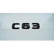 Resim Bimbo Mercedes C63 Yazı Siyah W205 