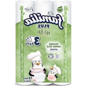 Resim Penguen Havlu Kağıt, 12'li Paket, Yumuşak Ve Emici 