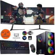 Resim İzoly Arwen X i5-10400F 32 GB 512 GB M.2 SSD RTX3060 Dual Monitör 24" Dos Masaüstü Oyuncu Bilgisayarı 