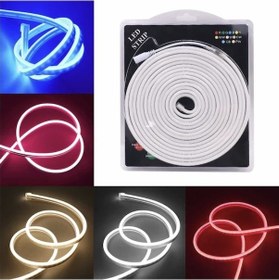 Resim 12 Volt 6x12 MM Yeşil Esnek Neon Led (5 Metre) 