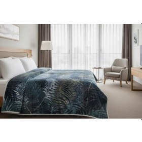 Resim Özdilek Prime Çift Kişilik Golden Palm Battaniye Çok Renkli 