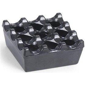 Resim Döküm Kare Küllük Siyah 8cm 