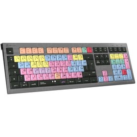 Resim Logickeyboard Avid Protools MAC Astra Klavye Gri 