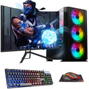 Resim Ramtech Dgx51 Pro Ryzen 5 3600 32GbRam 512GbSSD Rx580 8Gb 24"165Hz Oyuncu Bilgisayarı 16:00A KADAR VERİLEN SİPARİŞLER AYNI GÜN KARGODA