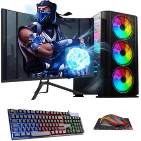 Resim Ramtech Dgx51 Pro Ryzen 5 3600 32GbRam 512GbSSD Rx580 8Gb 24"165Hz Oyuncu Bilgisayarı 16:00A KADAR VERİLEN SİPARİŞLER AYNI GÜN KARGODA