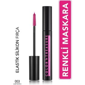 Resim Flormar Color Treasure Hacim Veren & Yüksek Pigmentli Renkli Maskara 003 Rose Quartz 