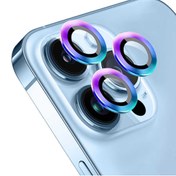 Resim Bilişim Akademi Iphone 13 Pro Uyumlu Gökkuşağı Renkli Kamera Lensi Koruma 