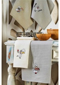 Resim 6 Parça Mutfak Kurulama Bezi 30 X 50 Cm Chef Çok Renkli 