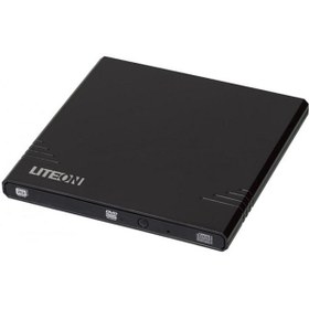 Resim LITE-ON DRW-EBAU108-11 8X USB 2.0 Slim Harici DVD Yazıcı Siyah 