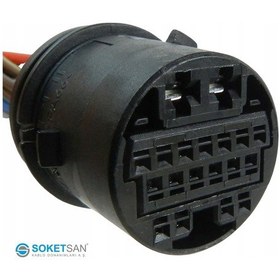 Resim Arka Kapı Soketi 19 Pin Kablolu 