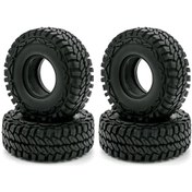 Resim Suofeng 1/10 Rc Araç Lastiği - 4 Adet Kauçuk Tekerlek Trx4 Scx10 90046 90047 Cc01 Uyumlu 