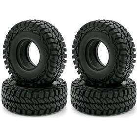 Resim Suofeng 1/10 Rc Araç Lastiği - 4 Adet Kauçuk Tekerlek Trx4 Scx10 90046 90047 Cc01 Uyumlu 