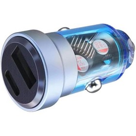 Resim Geeroyoo A9113 Pd30w+qc18w Hızlı Şarj Cihazı, Usb-c Ve Usb Portlu Araç Şarj Aleti, Siyah Ve Gümüş Renk Seçenekleri 