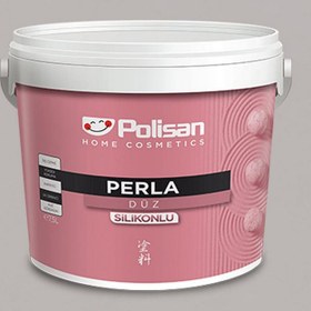 Resim Polisan 5133 - Sis Beyazı - CD-8217 2,5 Litre Perla Silikonlu Dış Cephe Boyası (38100011000) 