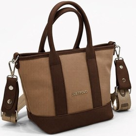 Resim Just Polo Çapraz Askılı Kadın Çanta Kum Kahve 6056 