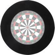 Resim Driftwood Tahta Çevre Halkası, Evrensel Dart Tahtası Duvar Koruma Tahtası - Dayanıklı Halka Tasarımı (Yurt Dışından) 