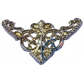 Resim Dekoratif Köşe Süsü, Köşelik - Küçük, 19x34mm, Sarı, 100 Adet Ahşap 