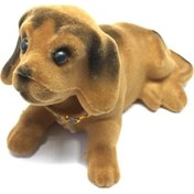 Resim Kafa Sallayan Köpek Araç Içi Torpido Süsü Kahverengi Büyük 15X8Cm (519024113) 