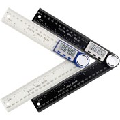 Resim 2'si 1 Arada Dijital Açı Ölçer, 7 inç/200 mm Ahşap İşleri/Mimarlık/DIY Ölçüm için Açı Cetveli 