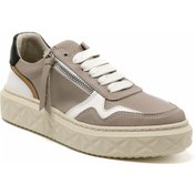 Resim Sneaker Günlük Kadın Mar-25y-209-8856 John May Vizon Cilt Bej Vizon 