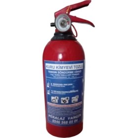 Resim 1 kg Yangın Tüpü 4 Yıl Garantili Tüvtürk Uyumlu 