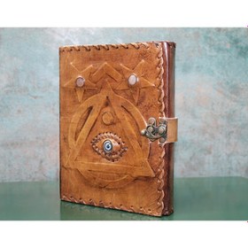 Resim Taşlı Deri Defter Model 4 