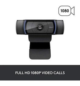 Resim C920E / C920 Hd Web Kamerası, Full Hd 1080P Video Arama ve Kayıt, Çift Ses, Stream Gaming - Siyah ( Yok) 