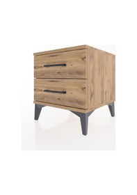 Resim Hyperion Komodin 2 Çekmeceli 44x44x48 Çam-çam Çam 