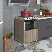 Resim Kenzlife ocak dolabı revbahar crd 85*60*56 hazır mutfak klasik set üstü ocak için arkalıksız 